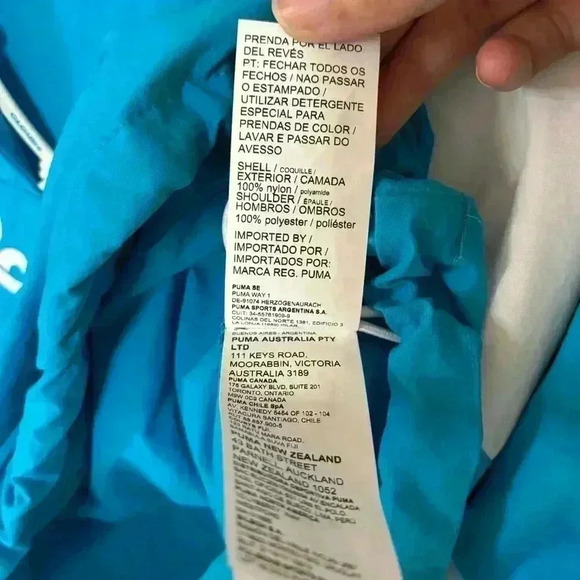 Puma x CLOUD9 Strategy Windbreaker Track Jacket 59909501 Size Medium - Picture 14 of 14